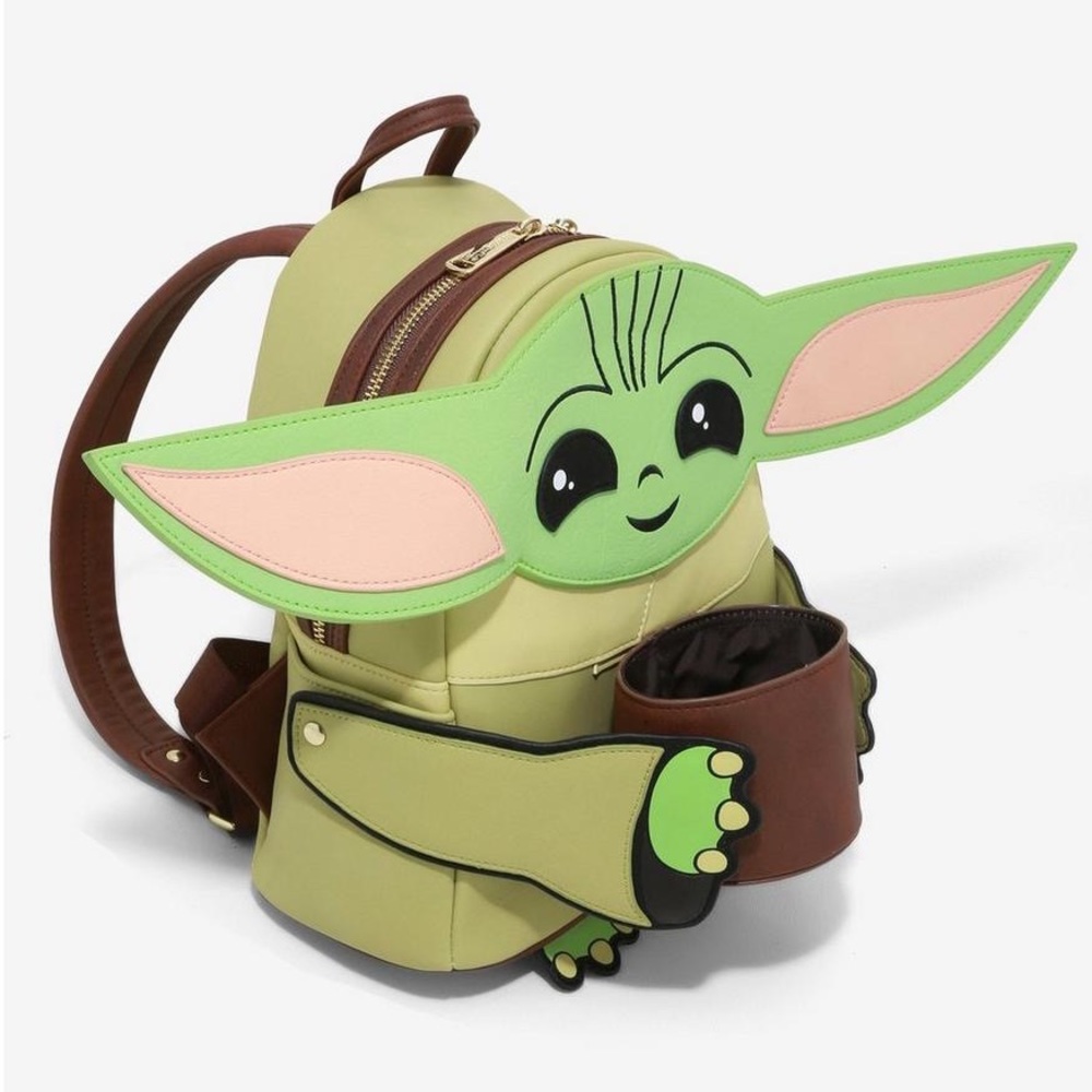New Baby Yoda Loungefly Backpack - Picture 4 of 6